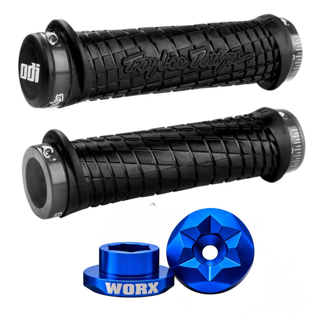 Yamaha Handlebar Extensions and Grip Combo