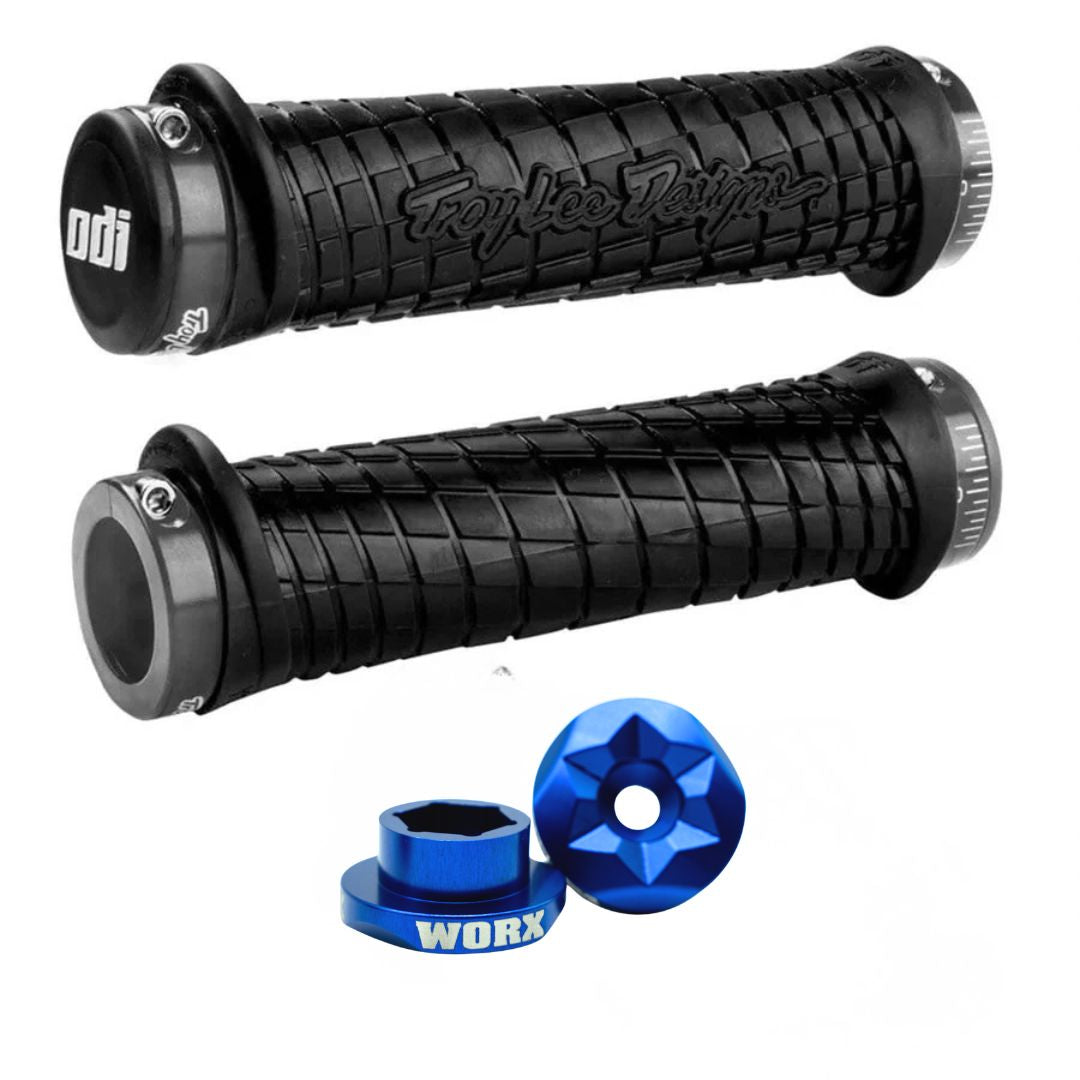 Yamaha Handlebar Extensions and Grip Combo
