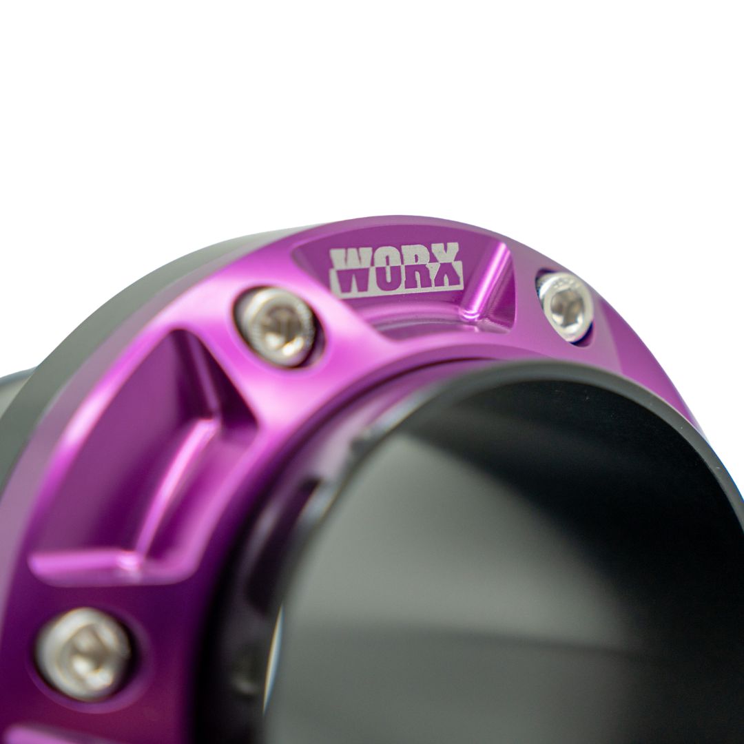 Worx Racing 2018+ Yamaha Rear Exhaust Kit outlet in Race Red anodised finish