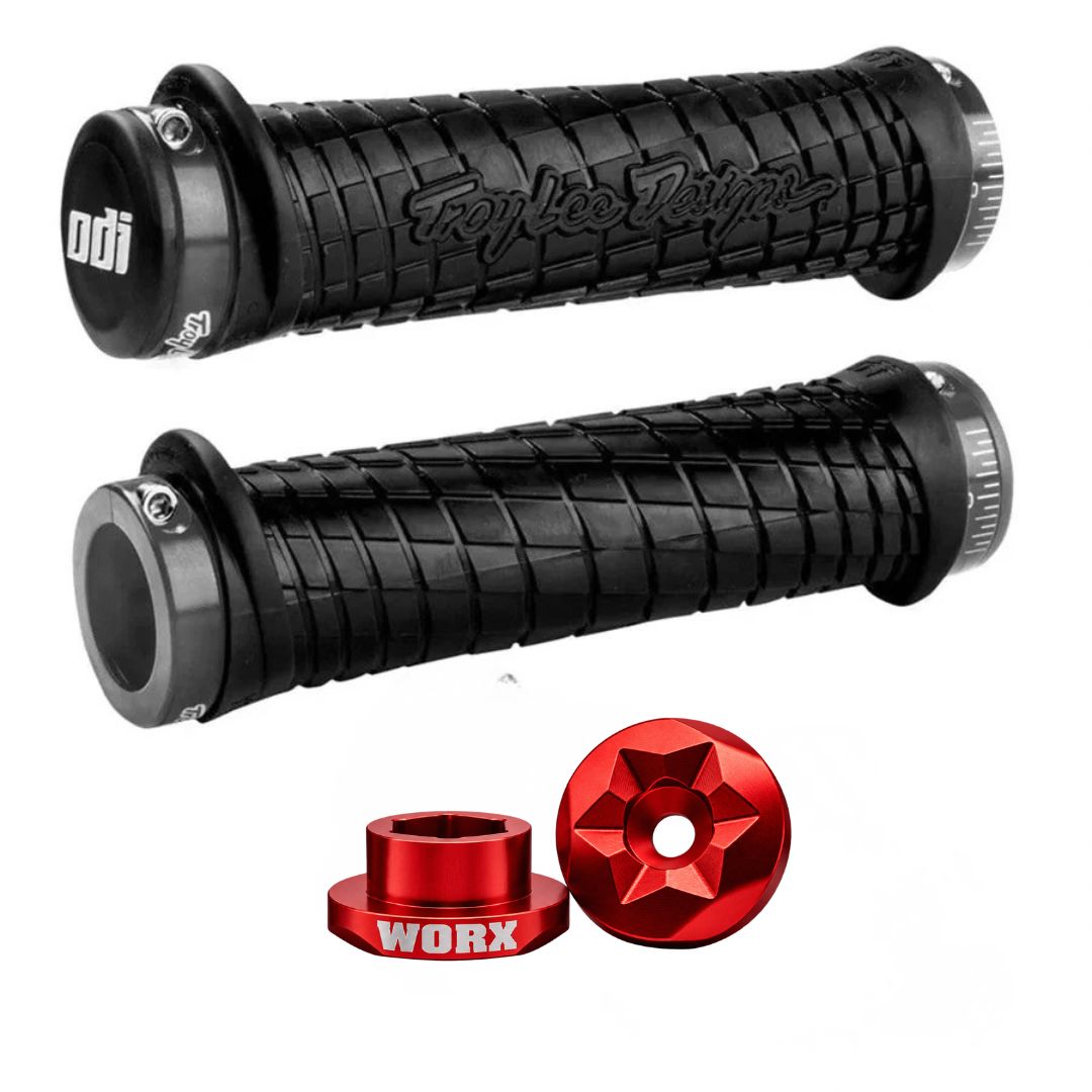 Yamaha Handlebar Extensions and Grip Combo