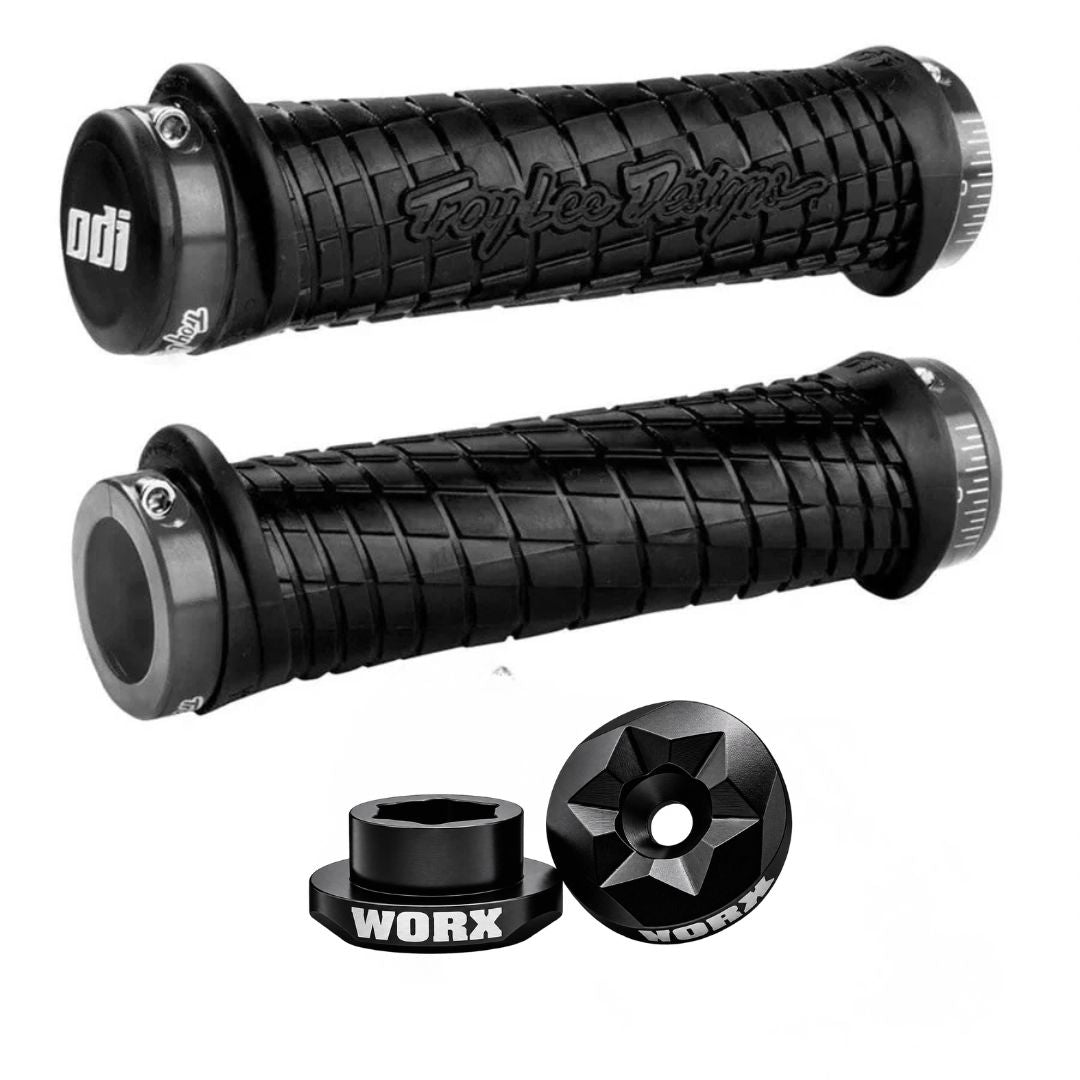 Yamaha Handlebar Extensions and Grip Combo