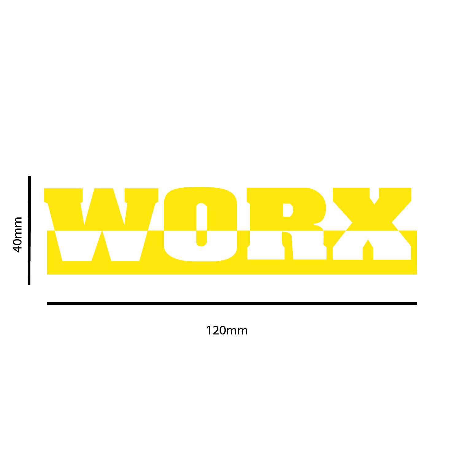 Worx Sponsons Stickers x2 – Worx Racing Components