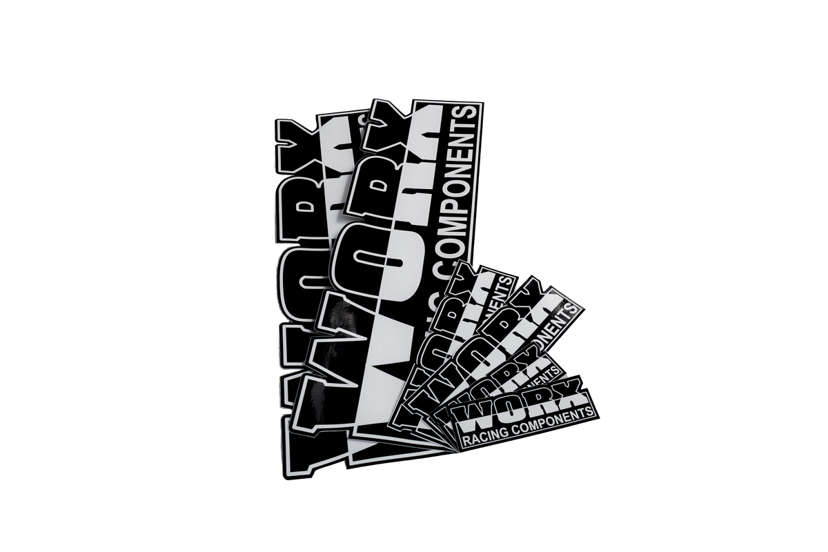 Large Sticker Pack (6 Stickers) – Worx Racing Components