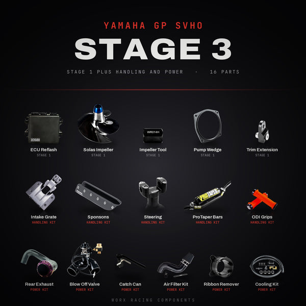 GP SVHO Stage 3 kit, 16 parts