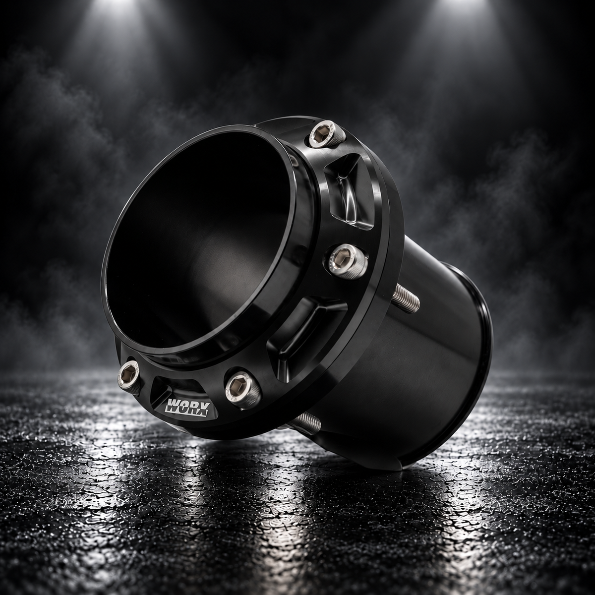 WORX Racing rear exhaust kit for 2021 to 2023 Sea-Doo RXP-X 300, outlet in Stealth Black anodised finish