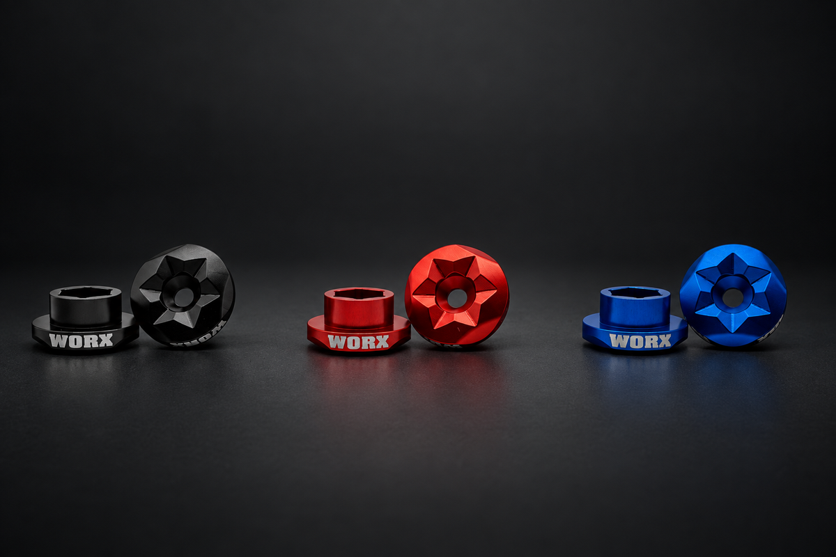 WORX WR06032 Yamaha Bar Extensions colour range - Stealth Black, Race Red and Nitro Blue