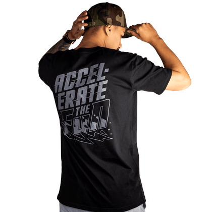 Black/Grey Accelerate Short Sleeve T-Shirt